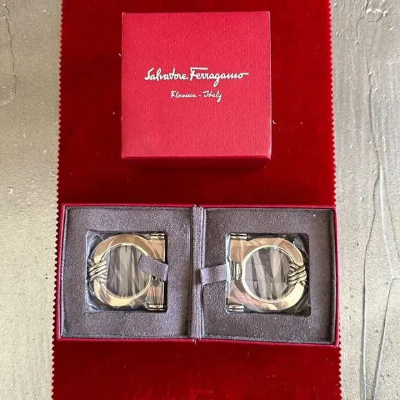 Salvatore Ferragamo Interchangeable Gancini Switch Belt Buck Interchangeable Gancini Switch buckle - Men | Ferragamo main image 3